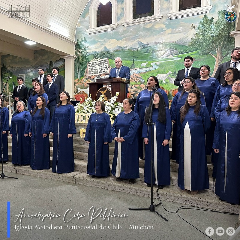 Con diversos servicios especiales: IMP Mulchén celebró 103 aniversario de Coro Polifónico