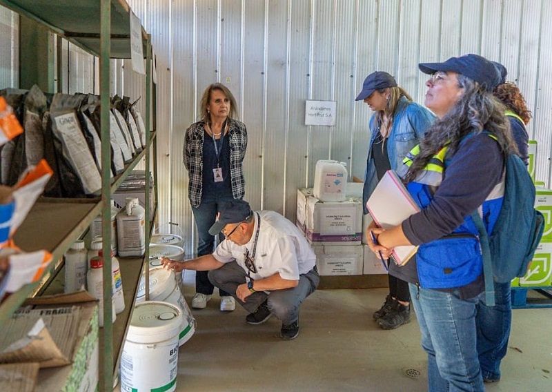 Los Ángeles: Fiscalizan condiciones sanitarias en empresa agrícola del sector Virquenco