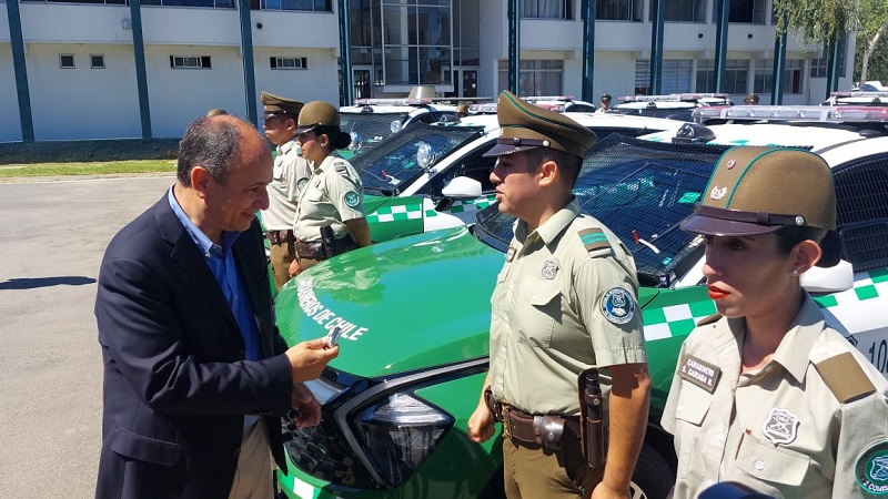 Con recursos del Gobierno Regional: Entregan 35 nuevas patrullas a Carabineros de Biobío