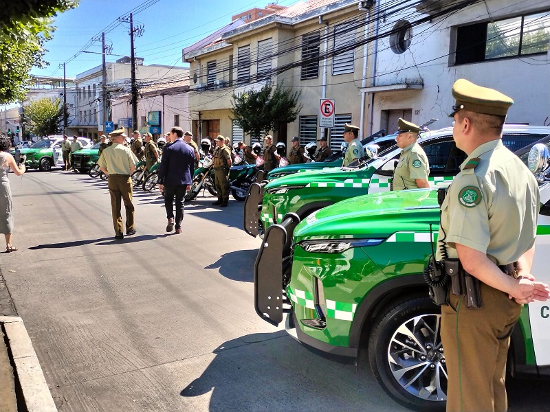 23 nuevos vehículos policiales fueron entregados a Carabineros de la provincia de Biobío