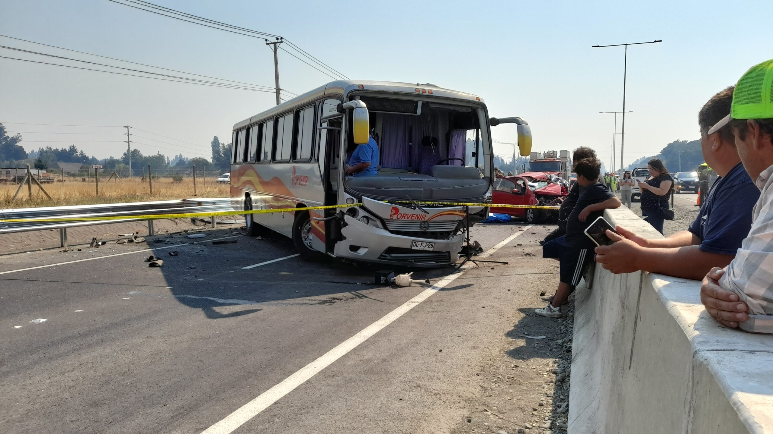 Tres fallecidos y dos lesionados deja violenta colisión en ruta a Nacimiento