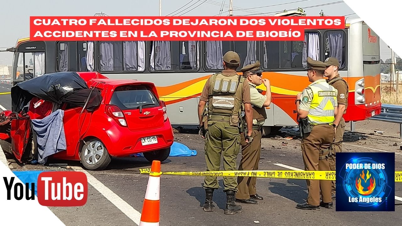 Youtube: Cuatro fallecidos dejaron dos violentos accidentes en la provincia de Biobío