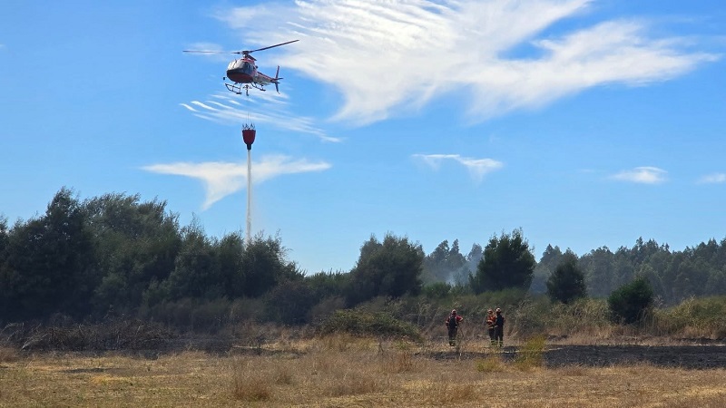 No descartan intencionalidad en dos incendios registrados en Villa Génesis de Los Ángeles