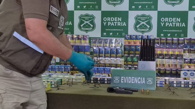 Carabineros de “vacaciones” logran captura de sujetos que robaron a empresa Chiletabacos