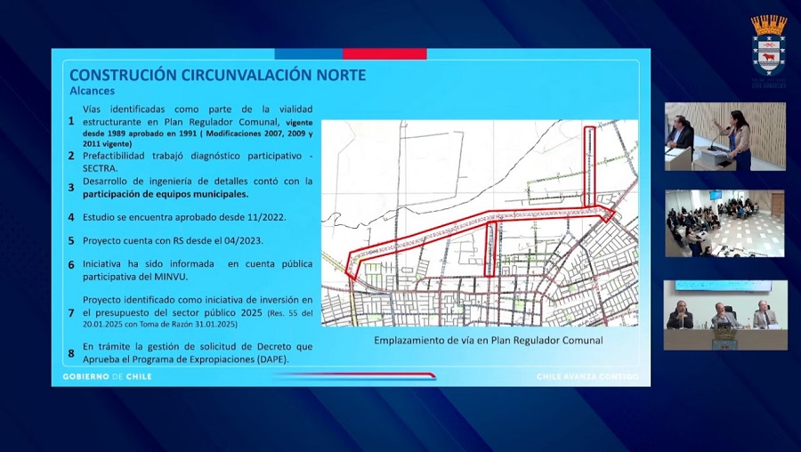 Serviu lapidó opción de cambiar diseño de proyecto circunvalación norte en Los Ángeles